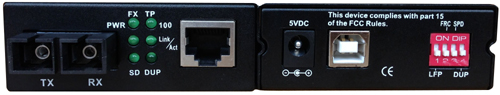 USB供电光纤收发器-T-Link-U