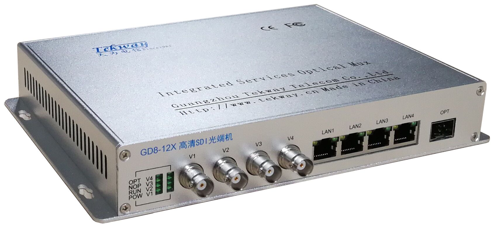 4路SDI+4路千兆网口高清优德电子游戏官网-GD8-12X